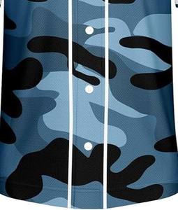 Maillot de baseball personnalisé pour hommes et femmes, respirant, grande taille, 100% polyester, impression par sublimation, t-shirt de baseball uniforme - Product Image 3