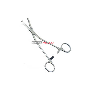 Pince à os orthopédique manuelle Dingman en acier inoxydable, design incurvé, 2x2 dents, robuste, grande taille - Product Image 5