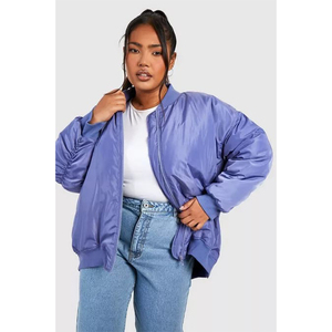 Blouson Bomber en Coton pour Homme, Style Universitaire et Moto/Biker, en Soie Brodée et Satin, Imperméable, Grande Taille, avec Logo Personnalisé - Product Image 3