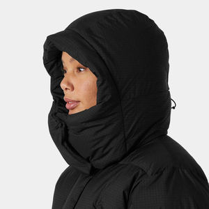 Chaqueta de Plumón para Mujer, Negra, de Primera Calidad, Estilo OEM, con Capucha Ajustable y Acolchado, Chaqueta de Invierno - Product Image 3