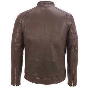 2024 New <b>Men's</b> Winter Fashion Leather <b>Jacket</b> Coated Stand Collar Casual Wear Comfortable High Quality - Product Image 2