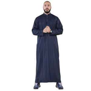 Ropa Islámica, Thobes de Manga Larga para Hombre, Calidad Superior, Tela Personalizada, Estilo Modesto, Ropa Árabe de Dubái, Thawbs para Hombre - Product Image 3