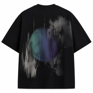 Camiseta Negra Extra Grande de Manga Corta para Hombre con Estampado de Amigos, Cuello Redondo, Informal, de Algodón - Product Image 6
