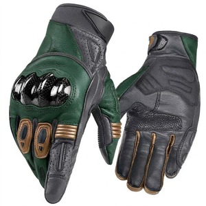 Gants de moto en cuir renforcés, équipement de sécurité pour la course, gants de motard blindés CE, vente en gros aux États-Unis et en Europe - Product Image 6