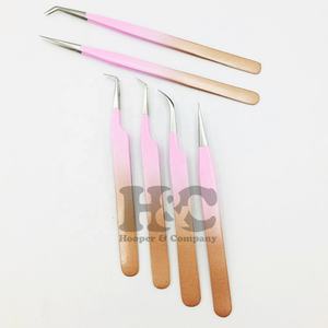 Top Deal pince à cils durable Ombre Extension de cils pince à épiler vison pince à cils Top vente Volume pointe pointue quantité minimale de commande - Product Image 4