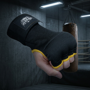 Bandes de maintien de poignet en gel Iron Punch pour la sécurité sportive (Polyester Spandex GEL) avec cadre métallique léger et fermeture enveloppante, logo personnalisé - Product Image 4