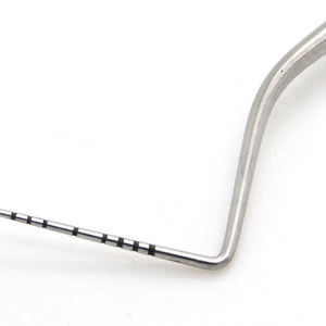 Sonde d'exploration dentaire manuelle en acier inoxydable, à une seule extrémité, avec poignée ergonomique antidérapante, instrument buccal professionnel pour dentiste - Product Image 6
