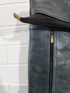 Functional Leather <b>Roll</b> Top Rucksack Multiple Compartments Laptop Bag For Wholesale Distributors LTBP-0278 - Product Image 4