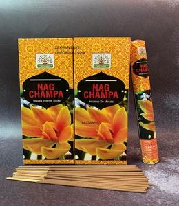 Bâtons d'encens Orkay Nag Champa aromatiques, 100% bambou naturel, roulés à la main, emballage hexagonal, fournisseur en gros en Inde - Product Image 1
