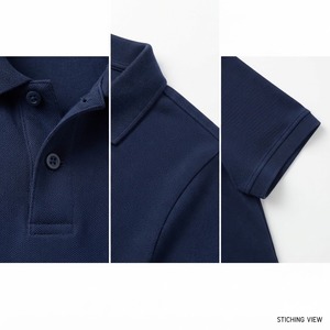 Premium Soft <b>Navy</b> <b>Blue</b> Classic <b>Polo</b> <b>Shirt</b> for Men Women Short Sleeve Casual Formal Fashion Stylish Comfortable Breathable - Product Image 4