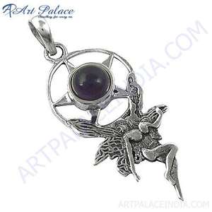 Nouveau design d'ange en bijoux pendentif en argent, argent sterling 925 - Product Image 1