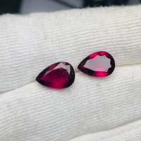 Tourmaline rose naturelle taille poire 9,28 carats qualité AAA certifiée IGI pierre précieuse polie pour la fabrication de bijoux