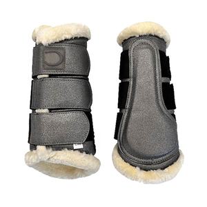 อุปกรณ์ป้องกันขาสำหรับขี่ม้าคุณภาพสูง ยี่ห้อ OEM สำหรับการดูแลม้า ป้องกันเอ็นแตกและป้องกันกระดูกหน้าแข้ง - Product Image 1