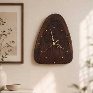 Natural Wooden Mantel <b>Clock</b> Handmade Decorative Accessory - Product Image 5