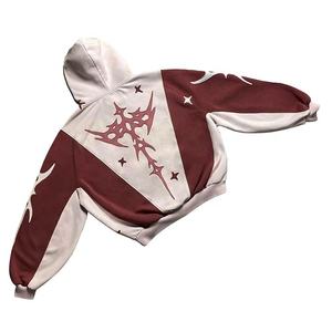 2024 nueva llegada Sudadera con capucha para hombre 400 GSM peso pesado grueso dos tonos Boxy Fit Vintage diseño personalizado Sudadera con capucha para hombre - Product Image 2