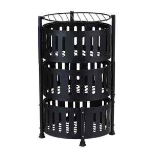 Heavy Duty Stainless Steel Foldable <b>Kitchen</b> Trolley With Mirror Finish And Perforated Trays <b>For</b> Restaurant Food Transport - Product Image 3