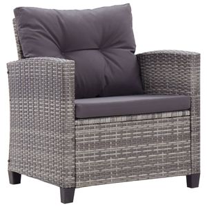 Conjunto de sofás de jardín gris oscuro de 6 piezas - Product Image 6