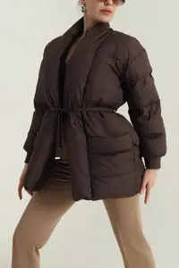Abrigos Suaves para Mujer, Chaqueta de Invierno Ajustada a la Moda, Chaqueta Acolchada Personalizada, Abrigos para Mujer de Talla Grande - Product Image 6
