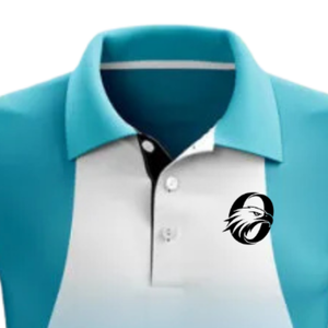 Men Sky Blue <b>White</b> Sublimation <b>Cricket</b> Jersey Short Sleeve Sports Shirt Athletic Match Wear Team Uniform Performance Clothing - Product Image 5