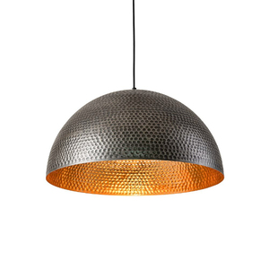 Round Brass Pendant <b>Light</b> Gold Metal Shade Large Size Mounted <b>Indoor</b> Ceiling Fixture Handmade Pendant Lamp - Product Image 6