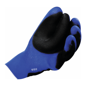 Gants de travail antibactériens résistants au froid en PVC avec doublure en coton chaud 320 mm flexibles - Product Image 3