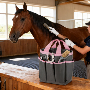 Sacs de toilettage pour chevaux multi-compartiments, légers et robustes, idéaux pour les voyages, avec plusieurs poches - Product Image 5