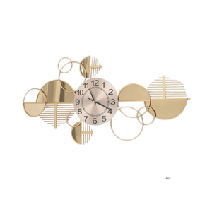 Light luxury fashion home decoration <b>clock</b> quartz movement metal wall <b>clock</b> Iron <b>Art</b> Deco Metal Decor - Product Image 1