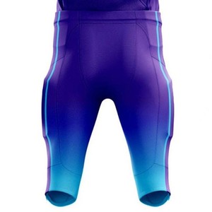 Equipación de Fútbol Americano, Conjunto Personalizado en Degradado Verde Azulado y Morado, Camiseta de Fútbol Americano, Uniforme de Entrenamiento - Product Image 4