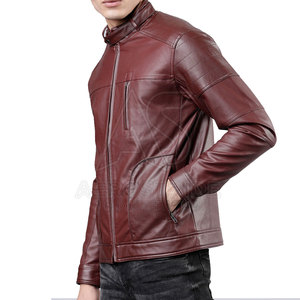 Veste en cuir de vache véritable pour homme, automne-hiver - Haute qualité, écologique et respirante, logo personnalisable sur le devant - Product Image 3