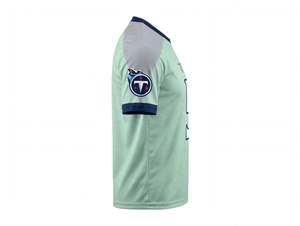 Maillot de football américain personnalisé, uniforme sportif d'équipe, manches courtes, impression par sublimation, t-shirt athlétique respirant et à séchage rapide - Product Image 4