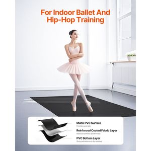 Juego de suelo de gimnasio de PVC de 6,6 'X 3', equipo de Fitness para Pilates, Yoga, colchoneta para entrenamiento de gimnasio para uso doméstico o en estudio - Product Image 2