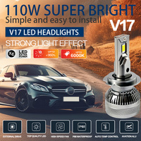 Luminosité 360 Degrés 110W 6500k 4500lm Feux LED Auto Phare HB3 9005 9006 9012 Phare LED Voiture Moto