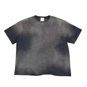 Custom <b>Vintage</b> Washed Oversized Graphic T Shirt Men 100% Cotton Distressed Streetwear Boxy Fit Heavyweight Acid Wash <b>Tee</b> - Product Image 2