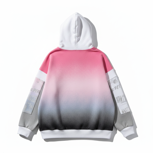 Sudadera extragrande / sudadera estilo streetwear / sudadera con logo personalizado / sudadera con estampado en relieve / sudadera con relieve 3D / sudadera gruesa / sudadera de algodón - Product Image 2