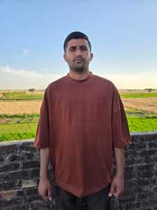 2026 New Style Custom Printed Front Men's 100% Cotton Short Sleeve O-Neck Eco-Friendly Breathable Anti-Wrinkle Loose Fit T-shirt - Product Image 5