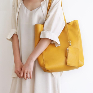 Bolso de hombro grande de cuero para mujer al por mayor con asa superior, forro de PU y dos asas, ideal para chicas que buscan lo más demandado. - Product Image 6