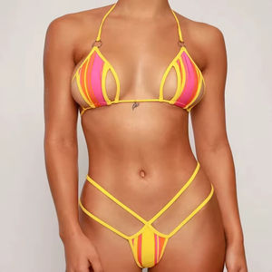 Ensemble de bikinis pour femmes de qualité supérieure, dernier design, vêtements décontractés, ensembles de bikinis 2 pièces fabriqués avec des matériaux de première qualité, ensembles de maillots de bain - Product Image 3