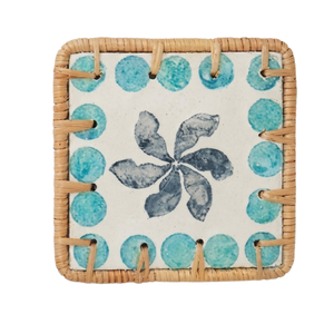 Hospitality Rattan <b>Table</b> Mat Mother of Pearl Inlay Vietnam Woven <b>Placemat</b> for Resort <b>Dining</b> - Product Image 1
