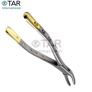 Pinzas de Extracción Dentales Universales Alemánas, Instrumentos Médicos Dentales, Mandíbulas Dentadas para Extraer Molares Inferiores 1er y 2do - Product Image 4