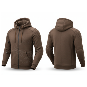 Sudadera con Capucha Personalizada para Motociclistas de Invierno para Hombre y Mujer |   Forro polar de algodón grueso ventilado de manga larga |   Ropa para Motociclistas OEM/ODM - Product Image 6