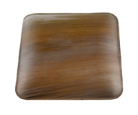Assiettes plates en feuilles de palmier de qualité supérieure, 8 pouces, biodégradables, écologiques, sans BPA, jetables, motif végétal