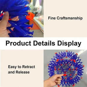 Nuova Struttura da Arrampicata Espandibile Blu per Interni, Grande Sfera Giocattolo in Plastica Progettata Specificamente per Bambini e Bambine - Product Image 3