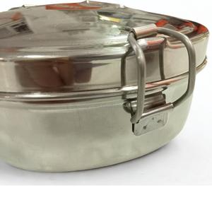Luxury Large Capacity Stainless Steel Dual Tier <b>Lunch</b> <b>Box</b> with Leak Proof Stainless Steel Lid Portable for <b>Adults</b> - Product Image 5
