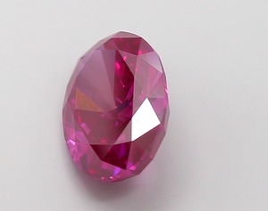Diamant CVD rose vif fantaisie de forme ovale de luxe, cultivé en laboratoire, 3,65 carats, clarté VS1, polissage excellent, diamant non monté pour bijoux - Product Image 2