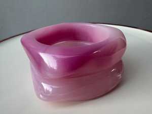Resin Bangles in Pink, <b>Light</b> Pink, Clear Purple or Sand Beige resin bangle craft valentine's day gift - Product Image 6