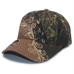 Gorras de béisbol de camuflaje a la moda para hombre y mujer, gorra de tela antidesgarro con estampado de camuflaje, gorras con correa ajustable de camuflaje. - Product Image 5