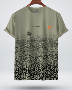 Camiseta de Buena Calidad para Hombre, Ropa para Adultos, Venta Caliente, 100% Algodón, Mangas Cortas Plegables, Estampado Gráfico, 180 GSM, Corte Regular - Product Image 5