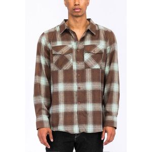 Camicie e Bluse da Donna a Maniche Lunghe in Flanella a Quadri Vestibilità Regolare - Product Image 3