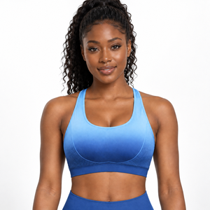 Soutien-gorge de sport dos nageur pour femme de haute qualité avec logo frontal, maintien confortable, tissu léger pour le fitness et les entraînements quotidiens - Product Image 1