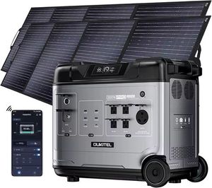 AVAILABLE NOW 5120Wh Large Capacity <b>Solar</b> <b>Generator</b>,Portable Power Station P5000 Pro With 2X400W <b>Solar</b> Panel, 5x3600W AC Output - Product Image 1
